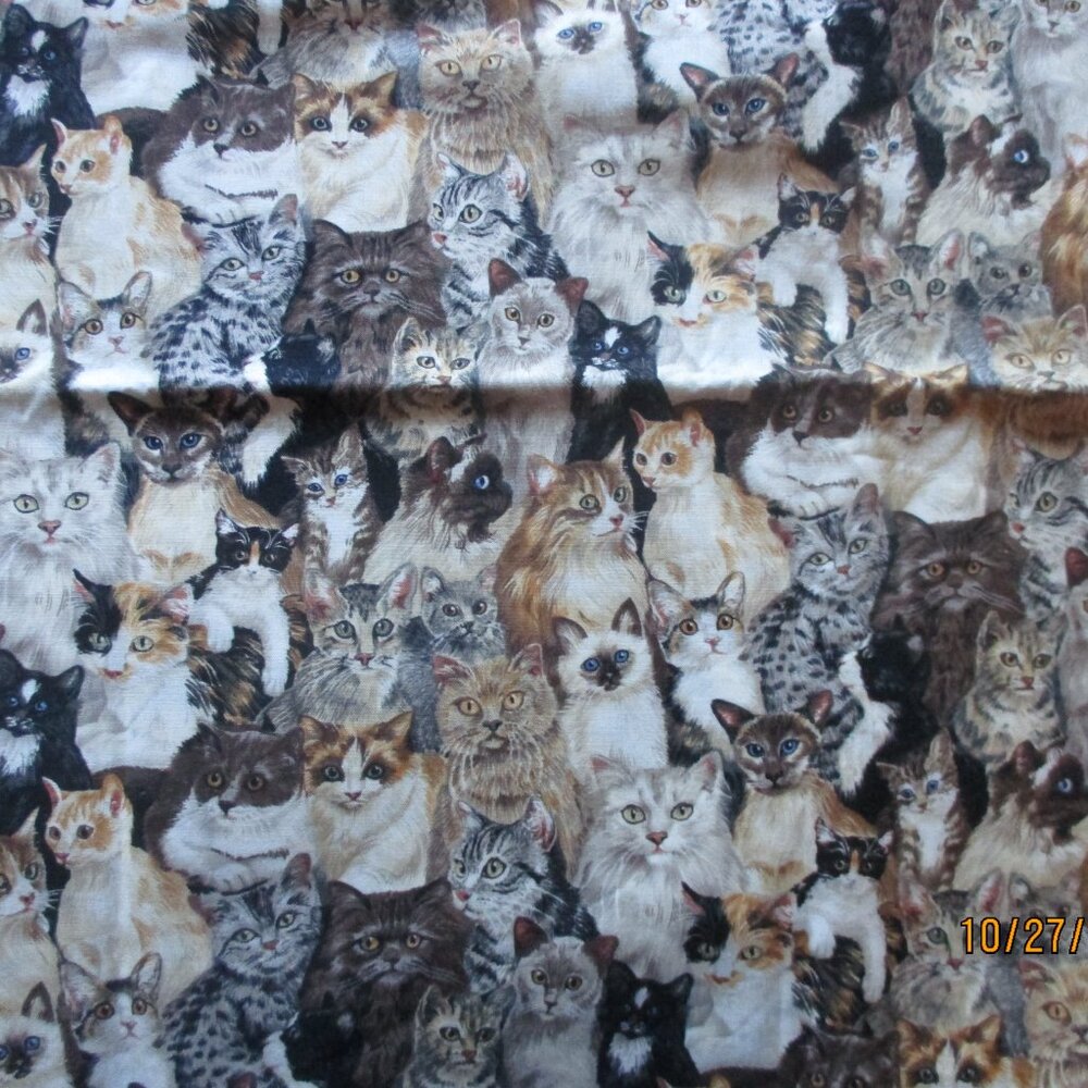 MAKOWER UK CAT PAW CROWD/1 YD./NEW - Picture 2 of 5